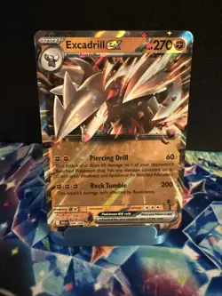 Excadrill ex 046/086 Sv: Black Bolt Holo Near Mint Pokemon TCG - Image 1