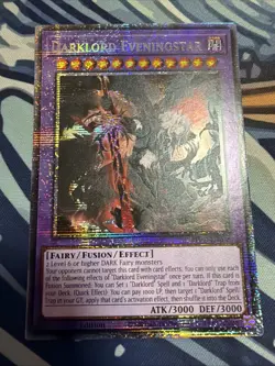 Yugioh Darklord Eveningstar Starlight Rare BPRO-EN036 Near Mint - Image 1