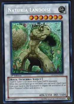 Yugioh Naturia Landoise HA04-EN030 Secret Rare 1st Ed - LP - Image 1