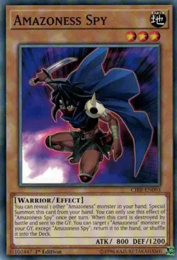 Amazoness Spy - CIBR-EN093 - Common - NM/VLP - 1st ed - Yugioh - Image 1