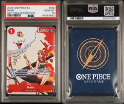 One Piece TCG Nami Gift Collection 2023 OP01-016 Promo Foil PSA 10 - Image 3