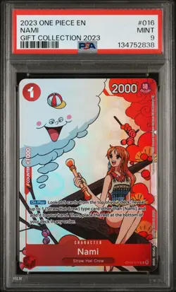 2023 One Piece Gift Collection 2023 #016 Nami PSA9 Mint - Image 1