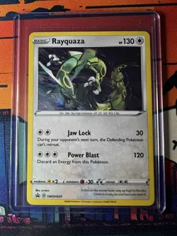 Rayquaza - SWSH029 - Pokemon Sword & Shield Promo Ultra Rare Holo Card NM - Image 2