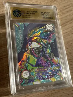 Kayou Naruto Card Hatake Kakashi NR Secret Rare NR NR 003 CCG Graded 9.5 TCG - Image 1