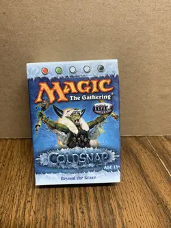 MTG COLDSNAP BEYOND THE GRAVE PRE-CON THEME DECK OPEN BOX SEALED DECK - Image 1