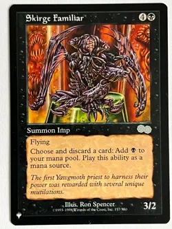 MTG - SKIRGE FAMILIAR - Urza's Saga (U) the list mystery booster 2 - Image 1