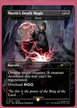 NOCTIS'S DEATH MAGIC - DAMN SECRET LAIR DROP SLD RARE SORCERY MTG 1870 - Image 1