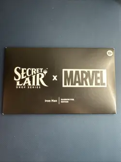 MTG Secret Lair: Secret Lair x Marvel's Iron Man - Rainbow Foil New Sealed - Image 1
