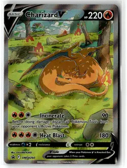 Charizard V ⭐ SWSH260 Holo Promo SWSH Black Star 2019 Pokemon NM - Image 1
