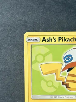 Ash's Pikachu SM112 Black Star Promo Pokemon Card NM - Image 4