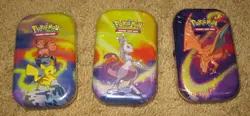 POKEMON: KANTO POWER, MINI TIN, LOT OF 3, SEALED - Image 1