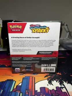 Pokemon Surging Sparks SV08 Booster Bundle TCG ''6 Pack'' New Sealed free ship - Image 2