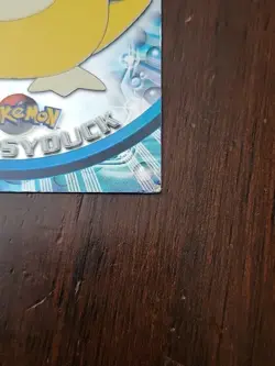 HP! UK 🇬🇧 PRINT HOLO 1999 Topps Pokemon Series 1 - Psyduck #54 Blue Logo - Image 4