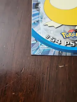 HP! UK 🇬🇧 PRINT HOLO 1999 Topps Pokemon Series 1 - Psyduck #54 Blue Logo - Image 5