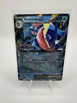 Pokemon TCG Stellar Crown Stamped Greninja EX 041/142 Double Rare - Image 1