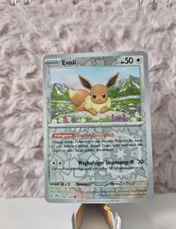 Holo Evoli SSP 143 / 191 Sturmische Funken NM rare pokemon karte Reverse Deutsch - Image 1