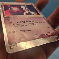 CREASED HP Mewtwo EX Ruby Sapphire 101/109 Holo Ultra Rare Pokemon TCG - Image 3