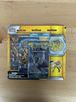Pokemon Legendary Beasts Sealed Blister Xy Pack Pin Set Raikou Jhoto - Image 1