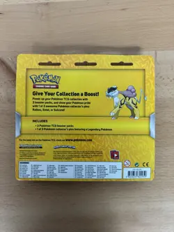 Pokemon Legendary Beasts Sealed Blister Xy Pack Pin Set Raikou Jhoto - Image 2