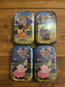 TCG Mega Evolution- Ascended Heroes- Mini Tin-New Sealed Pokemon X4 - Image 1