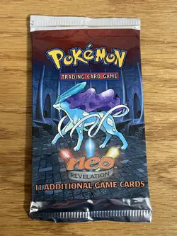 Pokemon; Neo Revelation, Booster Pack - Suicune Art - Factory Sealed - English - Image 2
