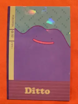 Ditto #132 - Cracked Ice Holo - Electric Pikachu Database - Pokemon - Image 1