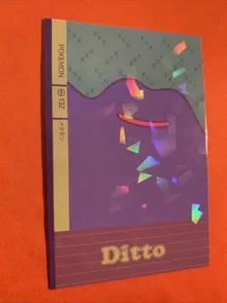 Ditto #132 - Cracked Ice Holo - Electric Pikachu Database - Pokemon - Image 2