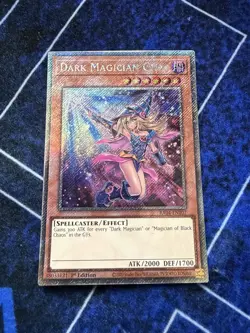 Yugioh Dark Magician Girl (MP24 Art) RA04-EN107 Platinum Secret Rare - Image 1