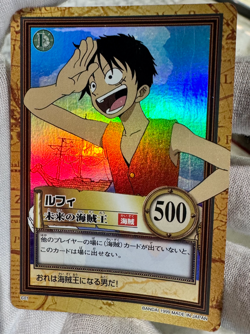 ONE PIECE Carddass Hyper Battle C01 Luffy Foil – 1999 Bandai – Original Vintage - Image 3