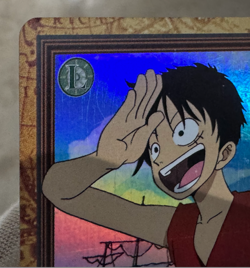 ONE PIECE Carddass Hyper Battle C01 Luffy Foil – 1999 Bandai – Original Vintage - Image 5