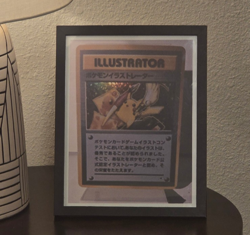Illustrator The Rarest Pokemon Card Enlarged Framed Art Print - Image 3