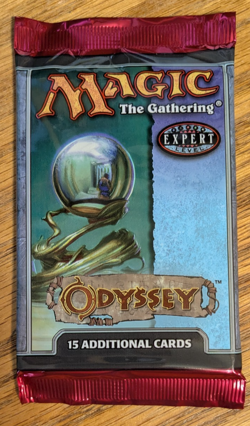 MTG - Odyssey Booster Pack - Magic the Gathering Factory Sealed 2001 - Image 1