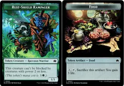 Food / Rust-Shield Rampager (Double-Sided Token) - FOIL - MTG Bloomburrow - Image 2