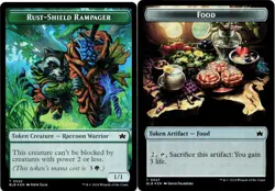 Food / Rust-Shield Rampager (Double-Sided Token) - FOIL - MTG Bloomburrow - Image 3