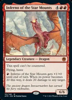 MTG - INFERNO OF THE STAR MOUNTS - Adventures (M) - Image 1