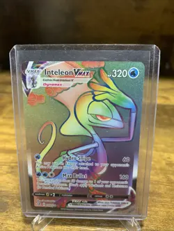 Inteleon VMAX 195/192 Rebel Clash Sword & Shield Rainbow Secret Rare Pokemon - Image 1