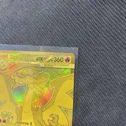 Mega Charizard X EX 130/094 - Gold ( 10 contender) Pokemon phantasmal flames - Image 3