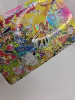 Zapdos Vulpix Sticker Pokemon Vending Machine Holo Nintendo 1998 Bandai Vintage - Image 3
