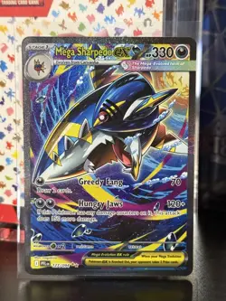 Pokemon TCG Mega Sharpedo ex 127/094 Phantasmal Flames Full ART SIR NM GEM - Image 1