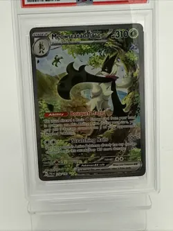 Pokemon Meowscarada ex SIR #256 PSA 10 Paldea Evolved 2023 - Image 3