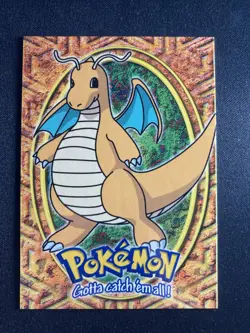 1999 Topps Pokemon The First Movie Dragonite Black Logo - Image 1