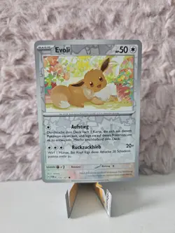 Holo Evoli twm 135 / 167 Maskerade Im Zwielicht NM Karte Deutsch Pokemon Reverse - Image 1