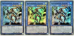 3 x OP06-EN004 Revendread Slayer - Super Rare Unlimited LP/NM YuGiOh Cards - Image 1
