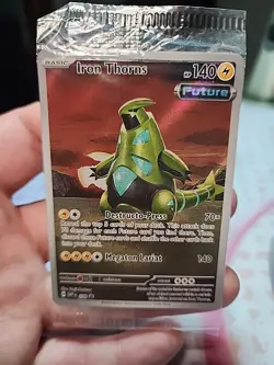 Iron Thorns 098 SVP: Scarlet & Violet Pokemon Promo Card SEALED MINT - Image 1
