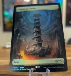 Command Tower Foil Commander Promo Land 0002 Magic the Gathering MTG Textless - Image 2