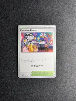 Pokemon World Championship 2025 STAFF Paradise Resort SVP 224 Anaheim Promo c1 - Image 1