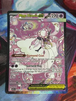 Mega Diancie ex - 282/217 - SIR Ultra Rare - Ascended Heroes- Pokemon - MINT - Image 1