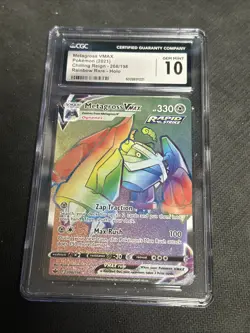 CGC 10 Metagross VMAX Rainbow Rare 208/198 Pokemon Chilling Reign - Image 1