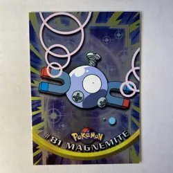 Pokemon Tv Animation Edition Series 2 Magnemite #81 Foil Blue Logo 2000 LP/NM - Image 1