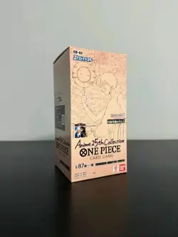 One Piece Game Japanese EB-02 Anime 25th Collection Booster Box Sealed - Image 1